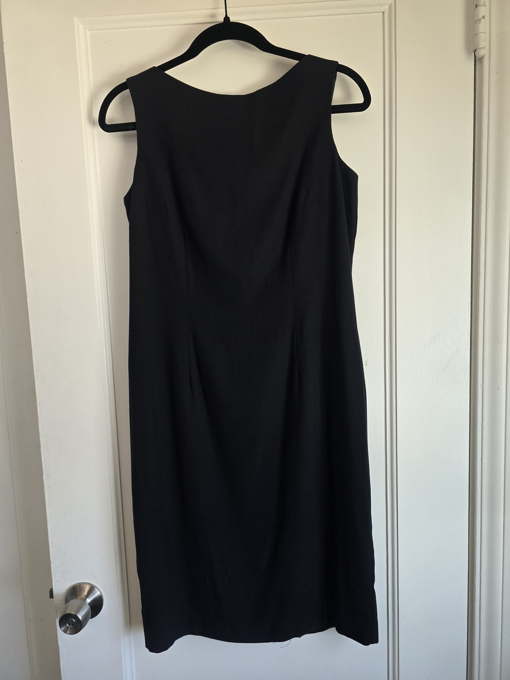 Hillard & Hanson Black Sleeveless Midi Dress